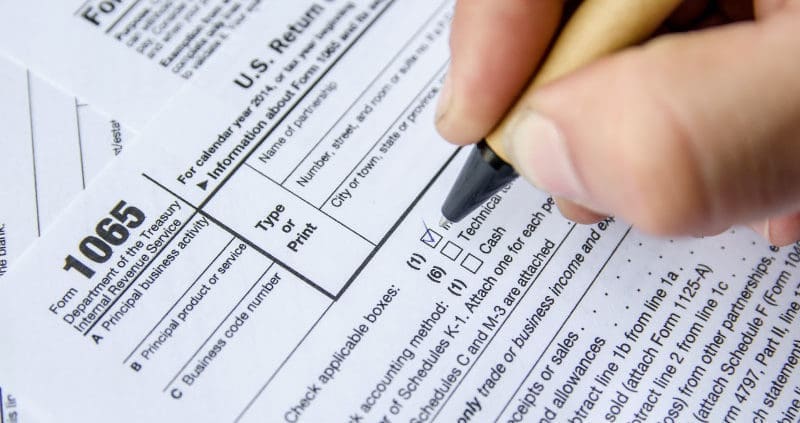 an image of the 1065 form