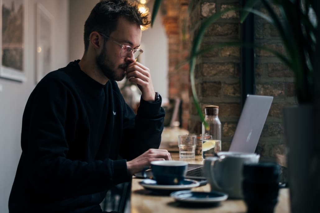 A restaurateur takes a close look at his financial statements.