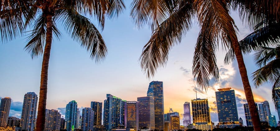 South Florida Tech growth concept - Sunrise over Miami