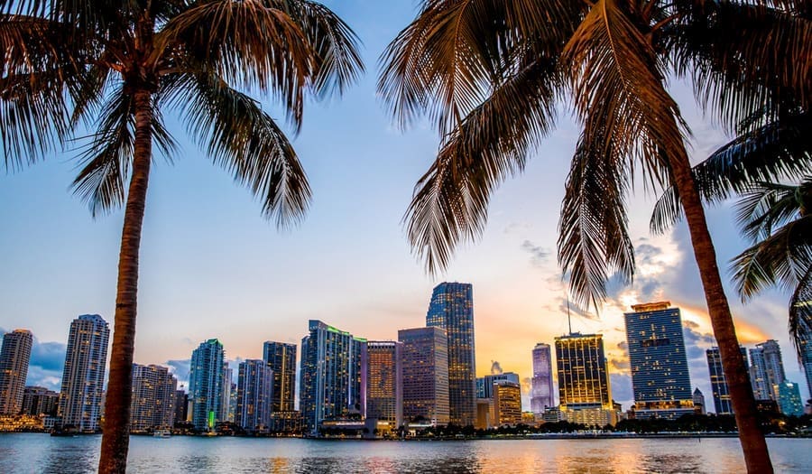 South Florida Tech growth concept - Sunrise over Miami