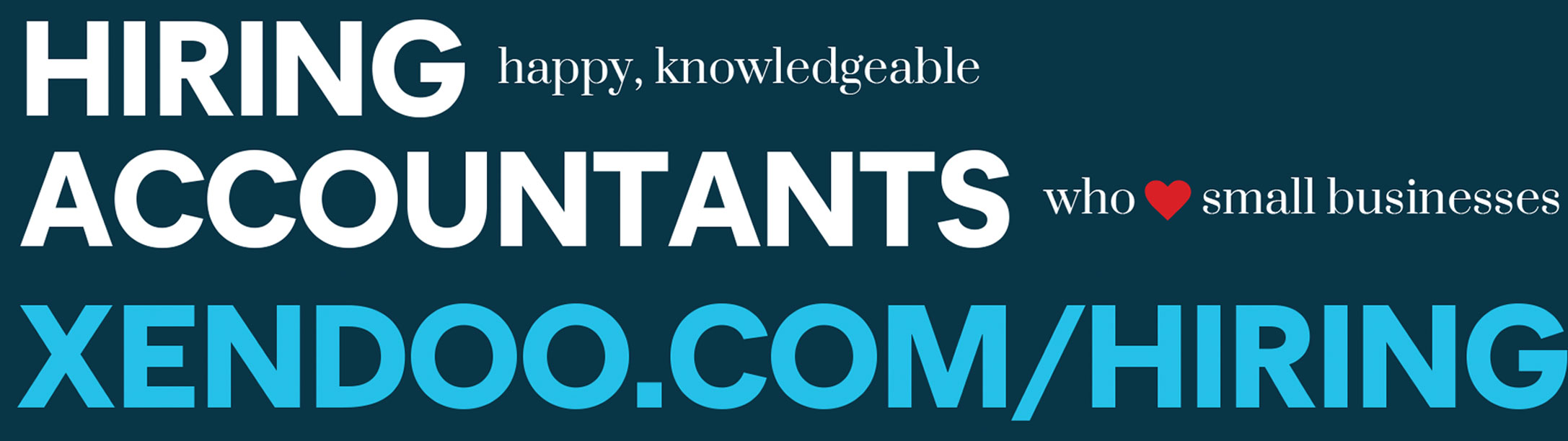 xendoo Hiring Billboard Accountants needed