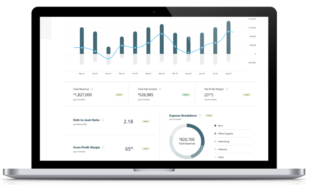 xendoo Insights dashboard takes the guess work out of business finances shows small business owners their numbers so they can grow and scale quickly. 