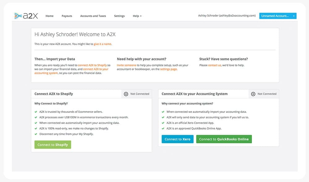 A2X-Shopify-Account-Created