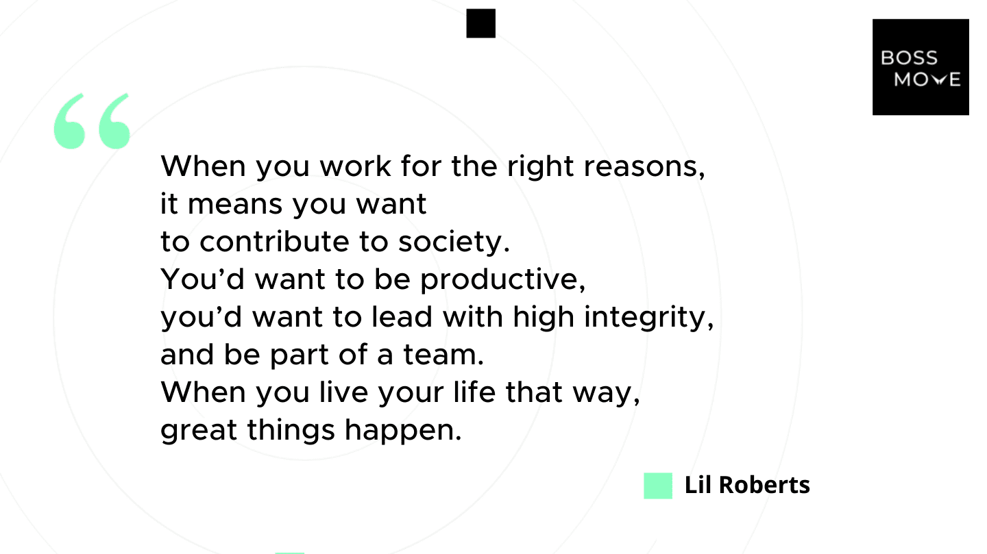 Lil Roberts joins Kison Patel of Boss Move Podcast to Discuss The Elements of Success