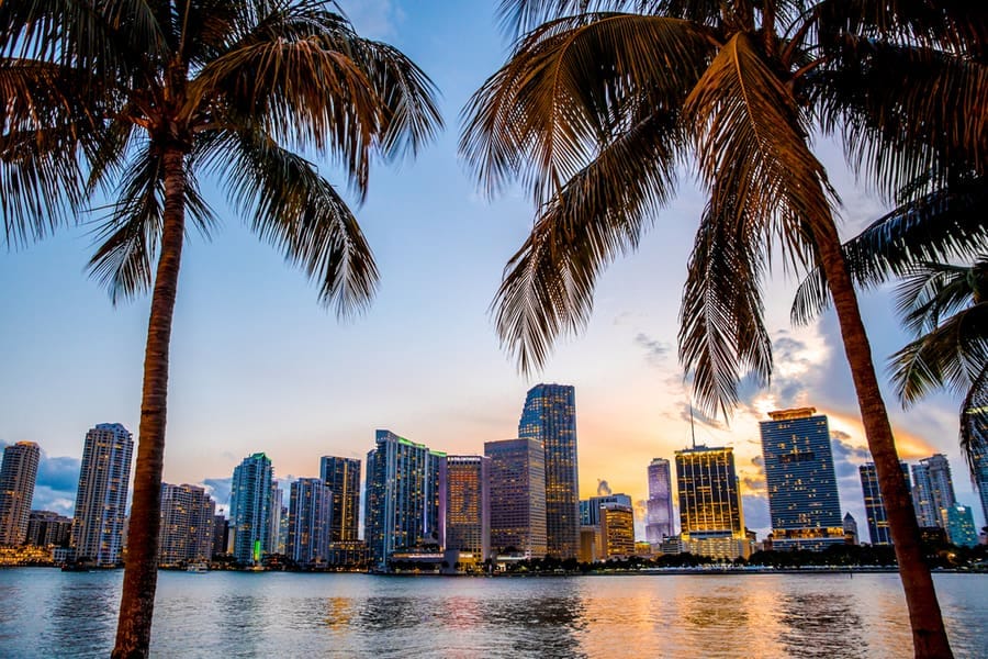 South Florida Tech growth concept - Sunrise over Miami