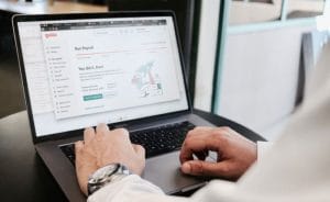 business owner setting up payroll