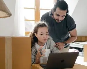 Accountant recording sales for an eCommerce business