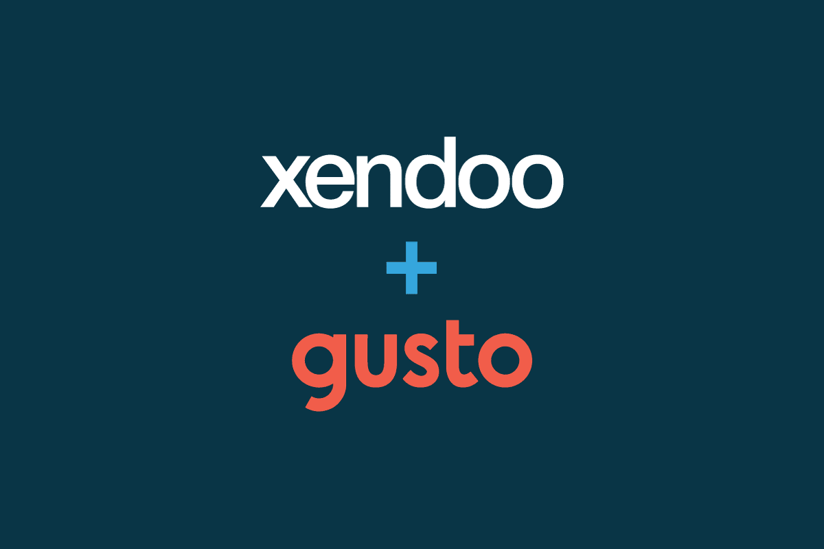 The white xendoo logo