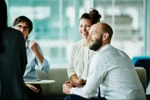 A group of business people