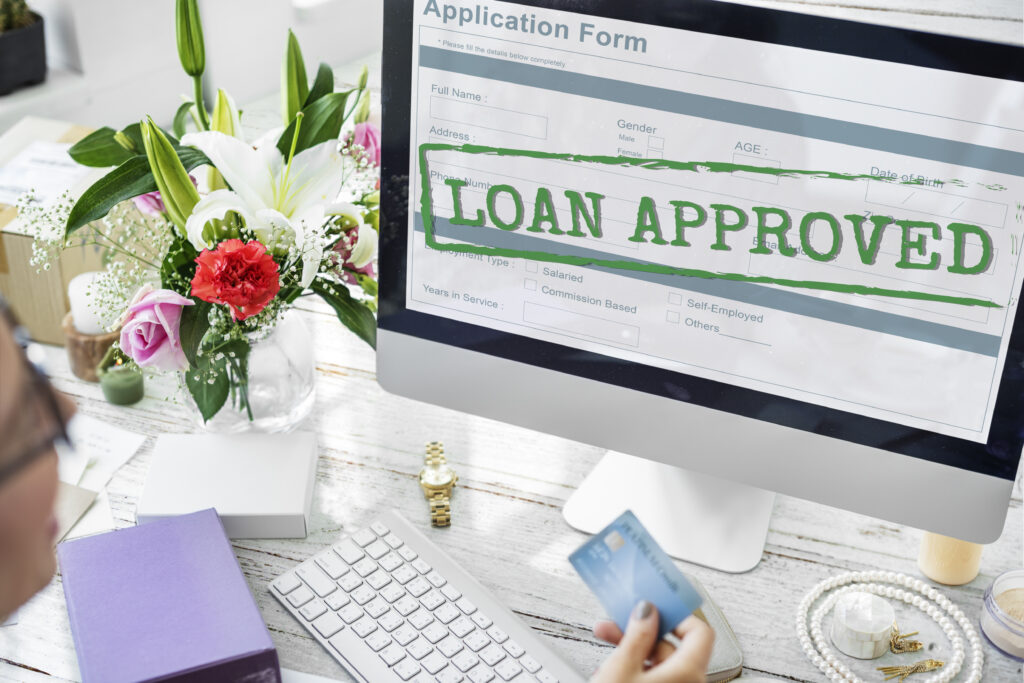 approved loan application for a small business loan