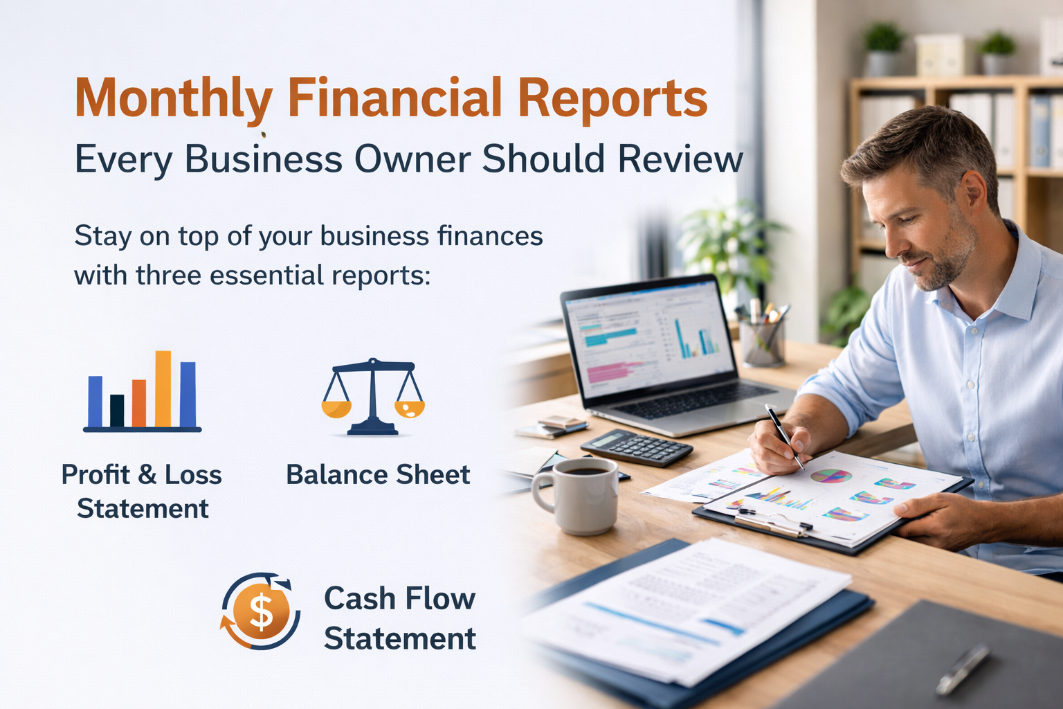 Monthly financial reports