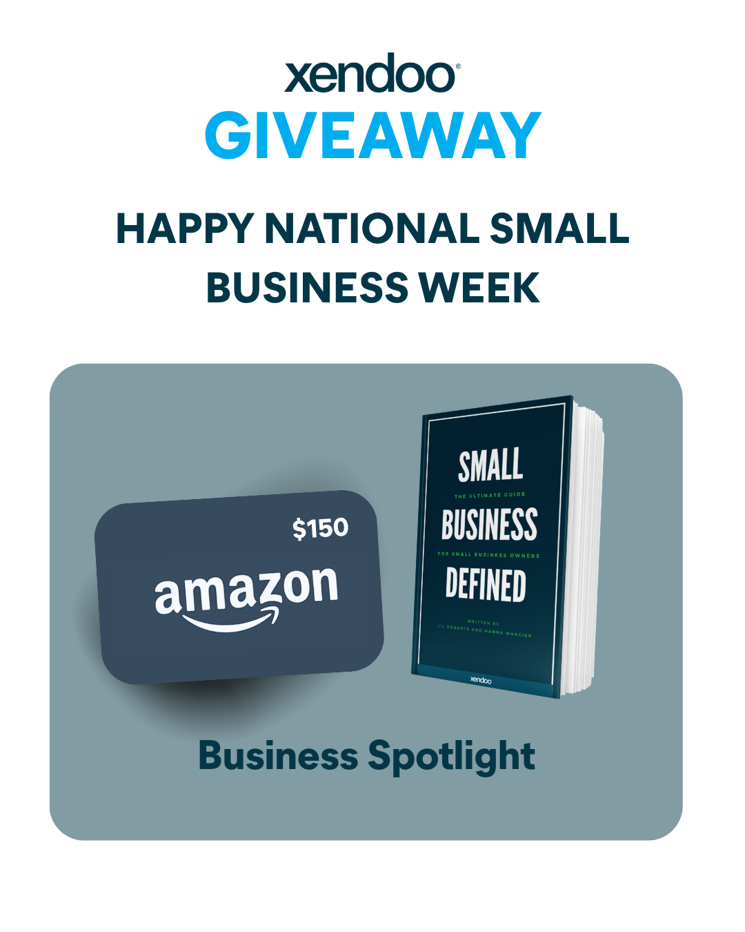 Xendoo Giveaway — Happy National Small Business Week prize package